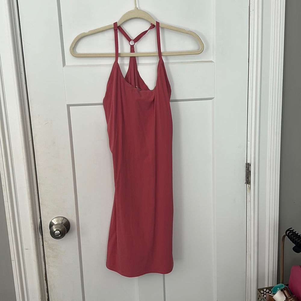 Outdoor Voices Red Strappy Tank Dress